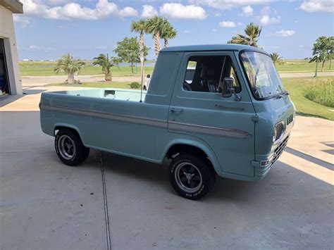 1966 Ford Econoline Pickup Blue Rwd Automatic Spring Special