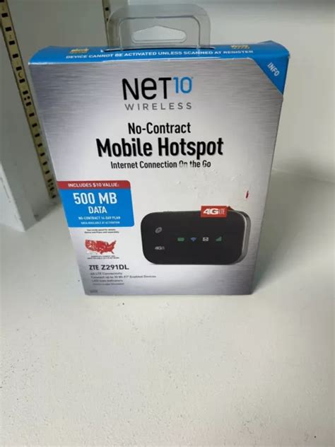 Net10 No Contractwireless 4g Lte Mobile Hotspot 500mb Internet