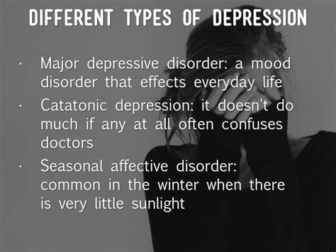 Depression Different Types Of Depression