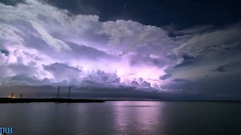 Time Lapse Of Tropical Storm In Darwin Nt Australia