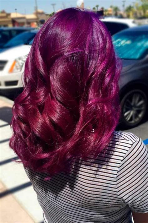 13 Purple Red Hair Is The New Black Violet Hair