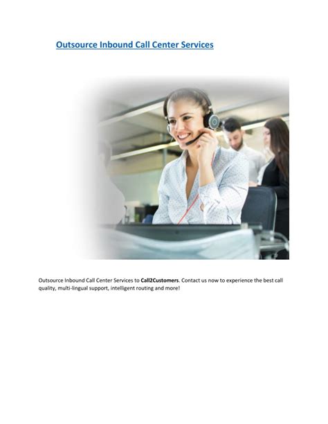 Ppt Outsource Inbound Call Center Services Powerpoint Presentation Free Download Id