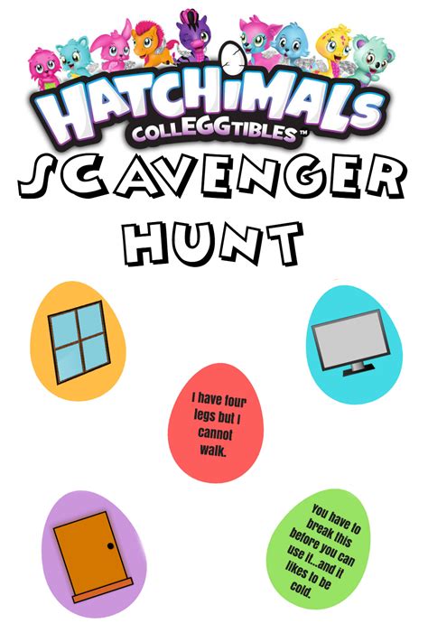 calling all hatchimals colleggtibles fans check out this fun printable egg hunt with hatchimals