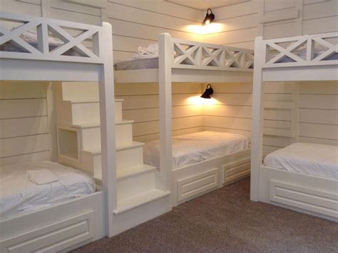 Pin By Karen Ames On Furniture Bunk Beds Built In Bunk Beds With