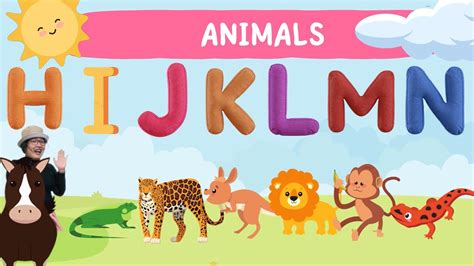 【低学年】animal Alphabet Hijklmn｜english Fun Time ＃58 境町英語 （小学校） Youtube