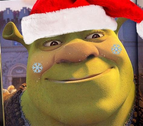 Shrek Christmas Pfp в 2023 г Шрек Hello Kitty картинки Веселые мемы