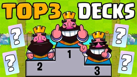 Discover the best clash royale decks for all battles, based on millions of battles played every day. Clash Royale | TOP 3 Meilleur Deck Rush Légende Tournoi ...