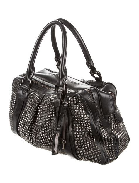 Burberry Studded Knight Bag Handbags Bur68687 The Realreal