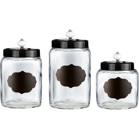 Style Setter 3 Piece Glass Canister Set And Reviews Wayfair