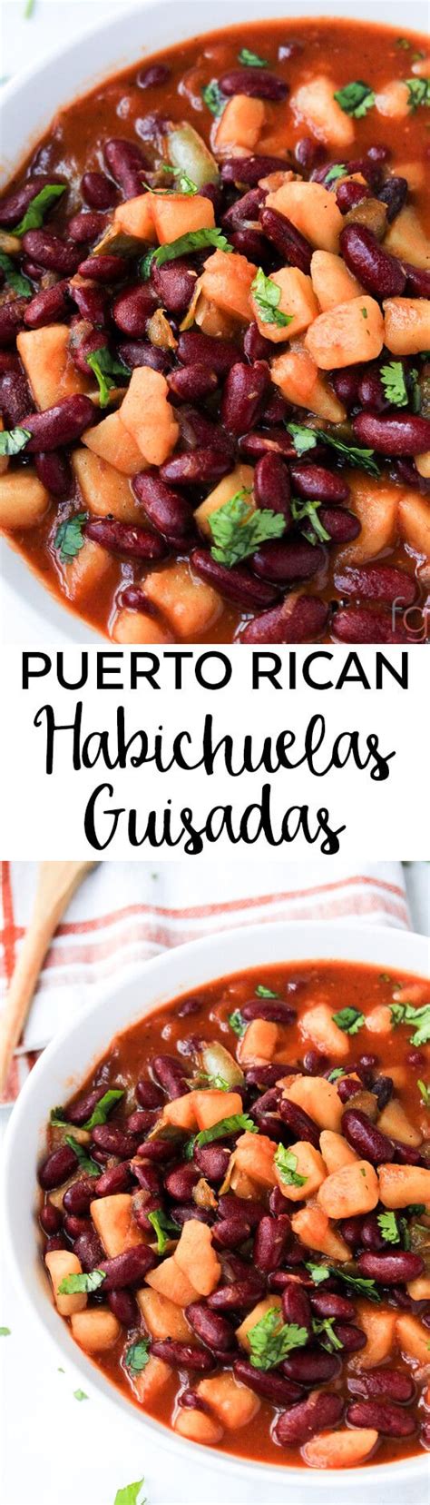 Puerto rico is known for a lot of things, from its beautiful beaches to its lively music scene — and of course, its delicious food. Puerto Rican Recipes - Puerto Rican Habichuelas Guisadas ...