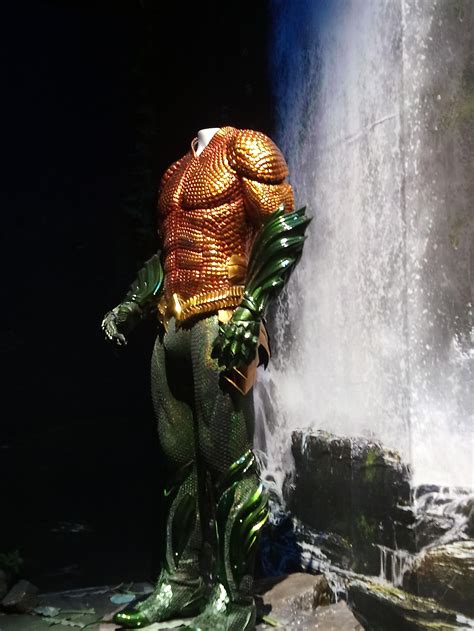 Aquamans Suit At Wb Movie World Raquaman