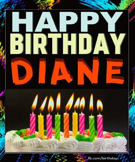 Happy Birthday Diane Image  Happy Birthday Greeting Cards Happy Birthday Diane Happy