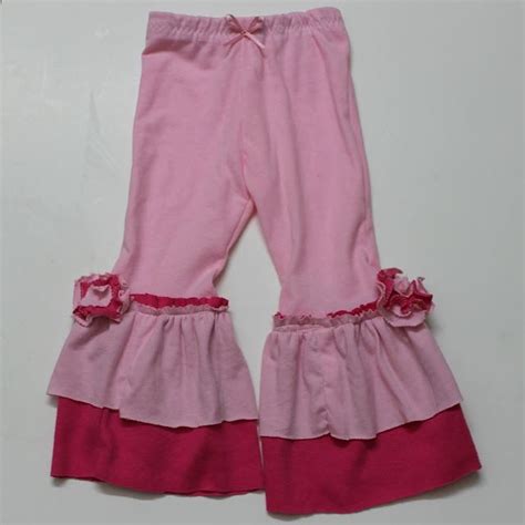 Sew Double Ruffle Leggings Little Girl Clothing Pants Pattern Free
