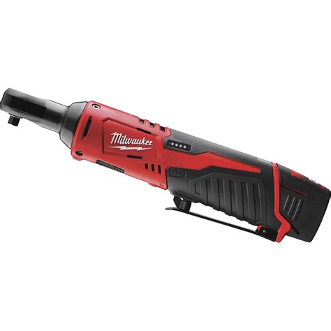 Milwaukee M12 Cordless Electric 14in Ratchet Wrench Kit — With 1