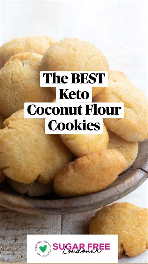 The BEST Keto Coconut Flour Cookies Coconut Flour Recipes Low Carb