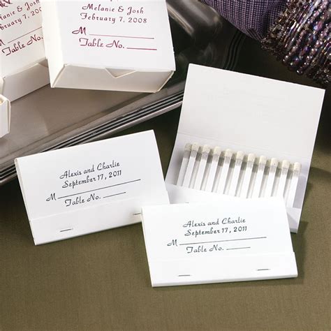 Our place card templates are available in corel draw x7, word and indesign formats. Personalized Place Card Matches | Invitations By Dawn