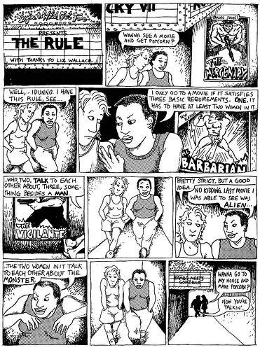 The Rule Alison Bechdel 10 Film Comics
