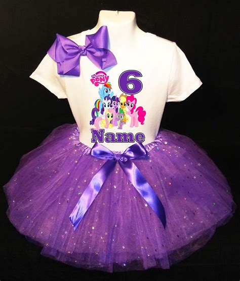 My Little Ponywith Name 6th Sixth 6 Birthday Dress Fast Etsy