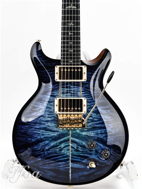 Prs Private Stock Santana Ii Aqua Violet Glow Smoked Burst Guitar For