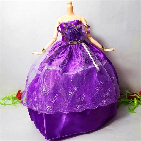 2017 Princess Wedding Dress Noble Party Gown Clothes For Barbie Doll Fashion Design Outfit Best