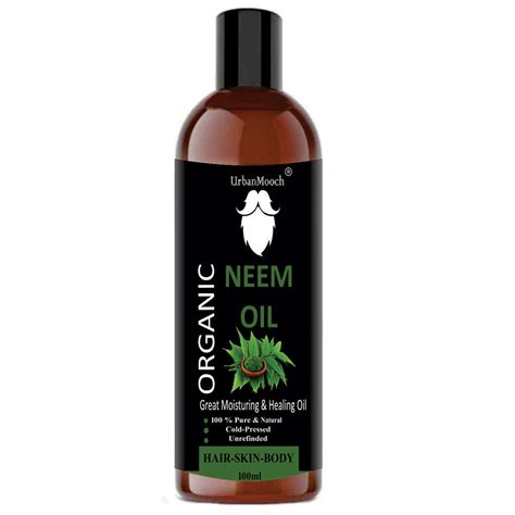 Buy Urbanmooch Pure And Natural Neem Oil For Anti Dandruff Hair Fall Oil 100ml Online At Low