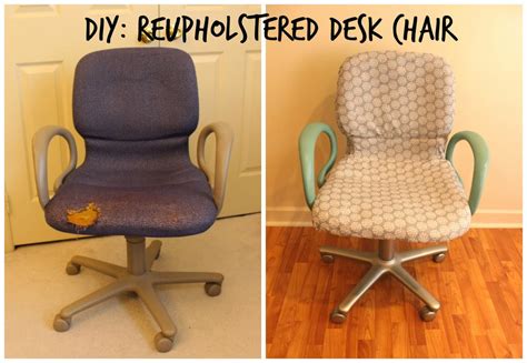 Title Picture Reupholstered Desk Chair 