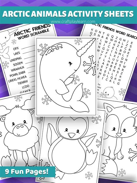 Free Arctic Animals Coloring Pages