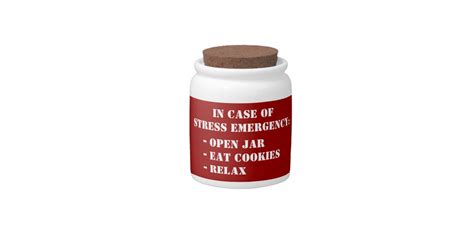 Funny Cookie Jar Emergency Cookie Jar Candy Jars Zazzle