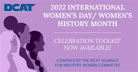 International Womens Daywomens History Month Toolkit Dcat