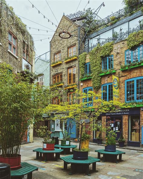 𝕹ot A Soul To Be Seen In Neals Yard Covent Garden 👻 🙌🏻 The Yard Is A