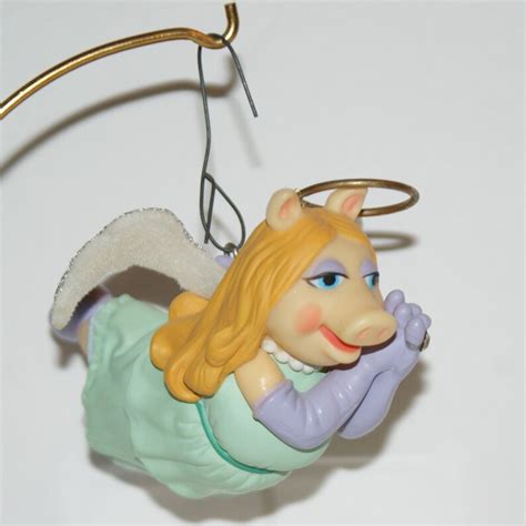 Miss Piggy Ornament Angel The Devine Miss Piggy Muppets 1982 Etsy