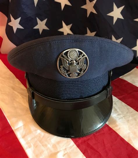 Us Air Forceusaf Blue Dress Uniform Enlisted Hatcap Flight Ace