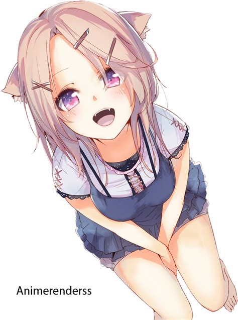 Anime Cat Girls Background Png Image Png Play