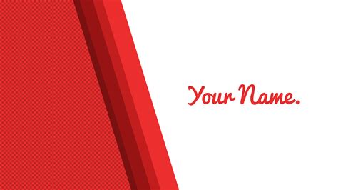 Free Red Gradient Youtube Banner Template 5ergiveaways