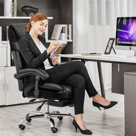 massage office chair reclining office chair with footrest ergonomic office chair with lumbar