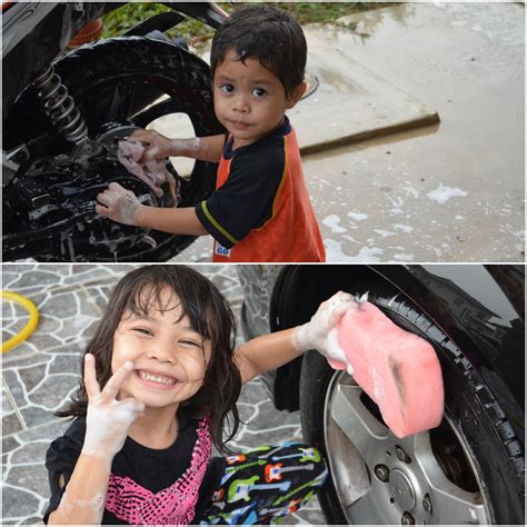 Maybe you would like to learn more about one of these? RizEyna's Family ::=: Weekend Bila Anak-Anak Basuh Kereta