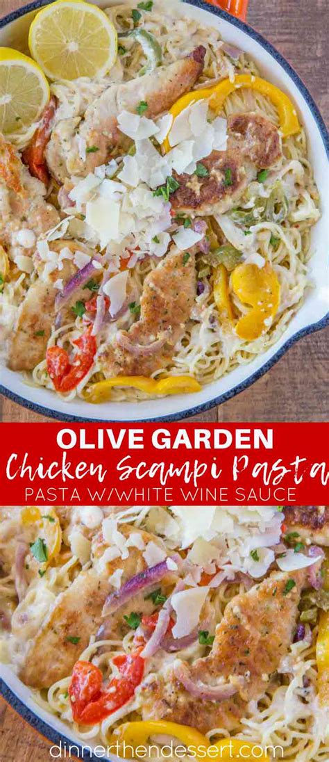 Olive garden actually has the recipe published on their website! Olive Garden Chicken Scampi Pasta (Copycat) - Dinner, then ...