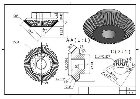 How To Draw Gear In Autocad 2d Wallpaperforiphoneblack
