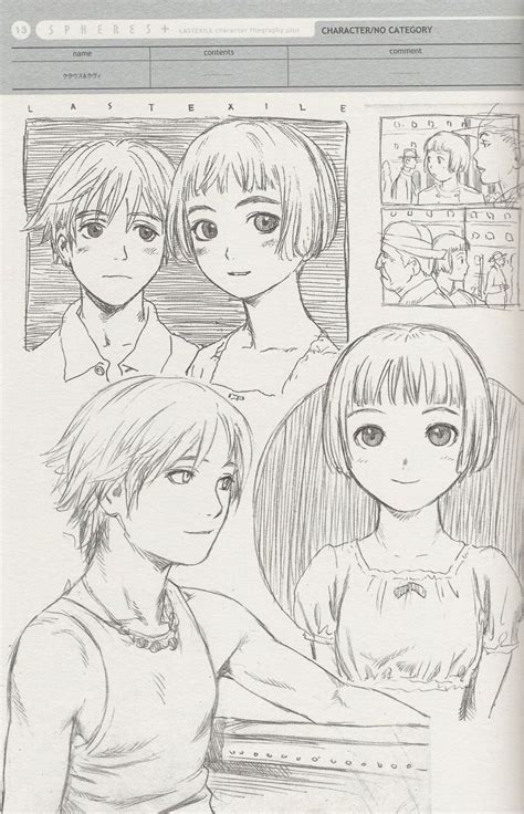 Murata Range Claus Valca Lavie Head Last Exile Concept Art Highres S Boy Girl