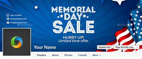 Memorial Day Facebook Covers 10 Designs By Hyov Graphicriver