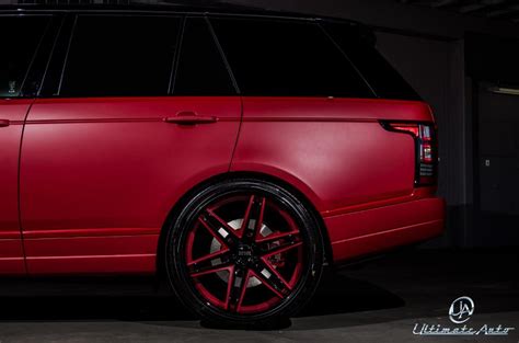 Matte Red Range Rover Celebrity Auto Edition By Ultimate Auto Gtspirit
