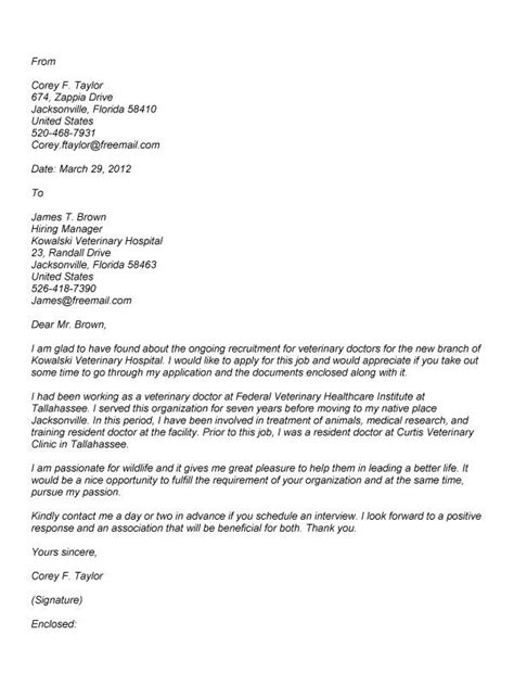 Veterinary assistant cover letter sample monster com. cover letter sample veterinary assistant for student nurse ...