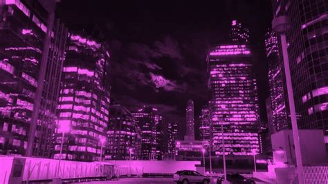 City Neon Lights Toronto Purple Aesthetic All Things Purple Blue