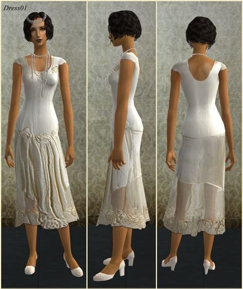 Brides Of The 1920s Sims 4 Mods Clothes Sims 4 Decades Challenge