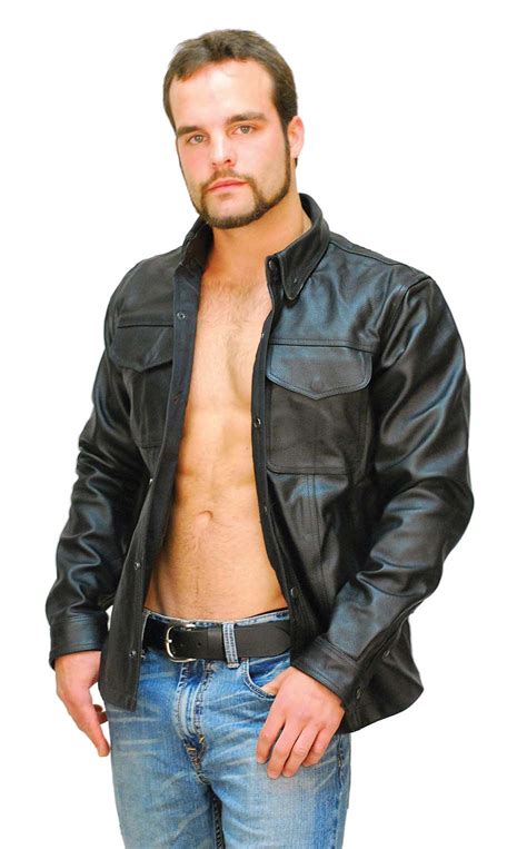 Mens Leather Shirts ⋆ Jamin Leather® Catalog