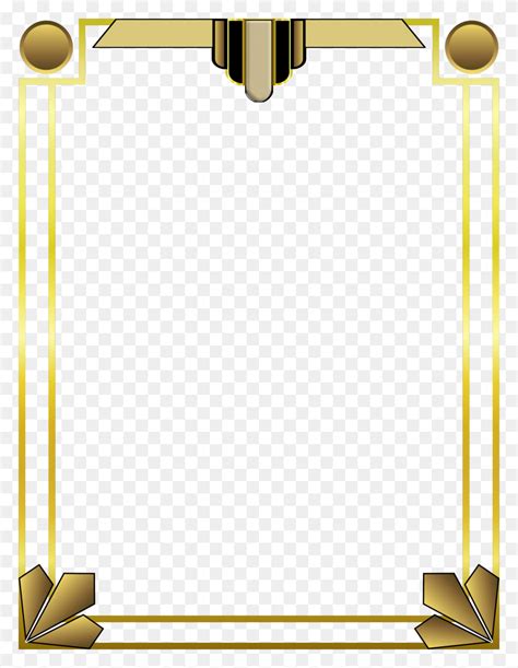 Gold Frame Clipart Preview Gold Frame Border Hdclipartall Porn Sex My