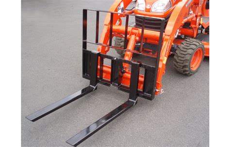 Quick Attach Forks For Kubota Bx Tractors Earth And Turf