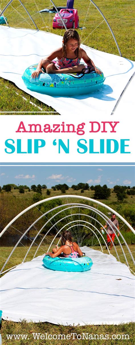 Amazing Diy Slip N Slide Welcome To Nanas Slip N Slide Slip And