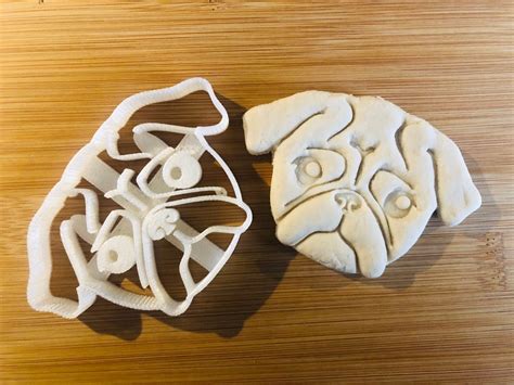 Pug Cookie Cutter Pug Lover T Pug Cookie Etsy