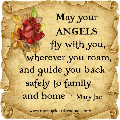 In any case, however much you urge your friend to have a safe flight, what exactly can they do to ensure its safety? Angels Fly With You Wherever You Roam! | Angel quotes ...